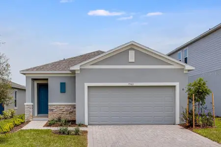 New construction Townhouse house 7363 Capstone Dr, Groveland, FL 34736 Spruce- photo 0