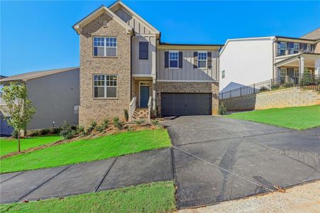 New construction Single-Family house 294 Foxhill Drive, Dawsonville, GA 30534 Pearson Homeplan- photo 0