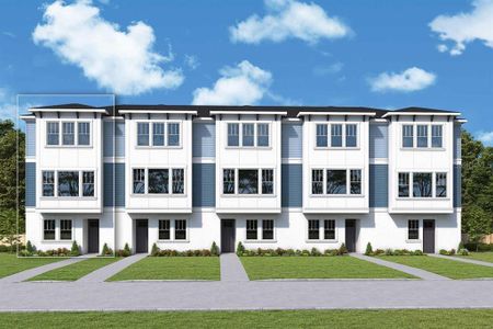 New construction Townhouse house 6605 N Nebraska Ave, Unit 11, Tampa, FL 33604 plan The Jana - image