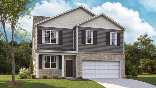 New construction Single-Family house 48 Old Warren School Rd, LaFayette, GA 30728 plan Belhaven - image