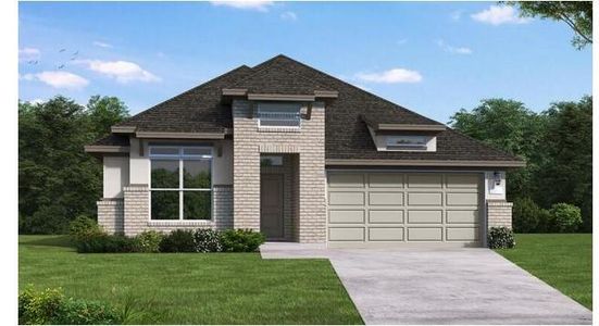 New construction Single-Family house 28815 Balanced Rock Drive, New Caney, TX 77357 Harrison (2235-HV-40)- photo 0