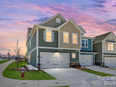 New construction Townhouse house 218 Quartz Hill Wy, Waxhaw, NC 28173 plan The Bushwick II - image