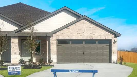 New construction Townhouse house 18516-B High Flyer Wy, Manor, TX 78653 plan The Juniper - image