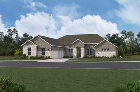 New construction Single-Family house 3405 Jims Hl, Marion, TX 78130 plan Campania - image