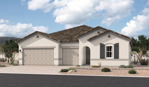 New construction Single-Family house 7520 W Saguaro Perch Wy, Marana, AZ 85658 plan Darius - image
