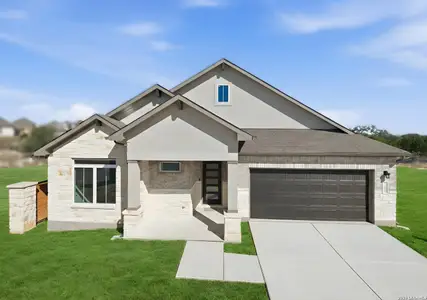 New construction Single-Family house 1590 Lone Grapevine, New Braunfels, TX 78132 plan Franklin - image