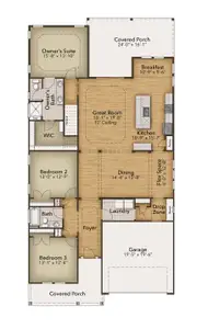 New construction Single-Family house 760 St. Vincent Lp, Little River, SC 29566 plan The Goldenrod - image