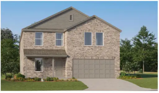New construction Single-Family house 19234 Saint Green Dr, Hockley, TX 77447 plan Sherman - image