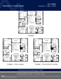 New construction Single-Family house 2252 Arikaree Hts, Unit 101, Colorado Springs, CO 80908 plan Tymbre - image