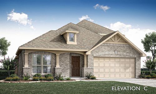 New construction Single-Family house 7500 Cherry Blossom Lane, Little Elm, TX 76227 Cypress II- photo 0