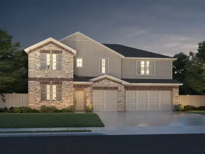 New construction Single-Family house 171 Bush Mountain Cv, Dripping Springs, TX 78620 plan The Revere (C570) - image