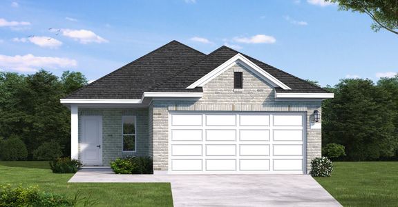 New construction Single-Family house 1726 Palomino Gold Trl, Crosby, TX 77532 plan Gray - image