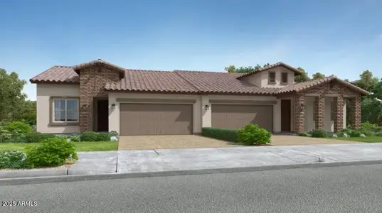 New construction Single-Family house 17375 W Whispering Wind Dr, Surprise, AZ 85387 plan Sunrise Plan 3559 - image