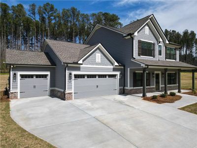New construction Single-Family house 170 Weslyn Dr, Social Circle, GA 30025 plan (GA)Jackson A.1 3 Front Entry - image