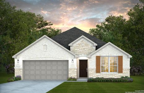 New construction Single-Family house 11467 Buffalo Bill, San Antonio, TX 78254 The Sheldon- photo 0