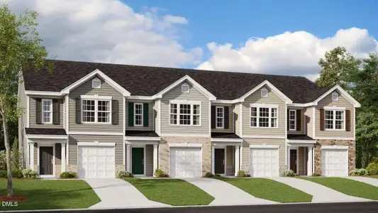 New construction Townhouse house 140 Starlight St, Sanford, NC 27330 plan Maywood - image