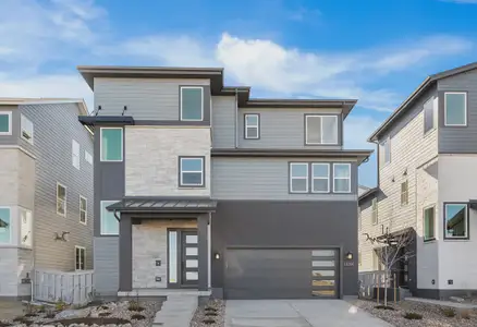 New construction Single-Family house 12096 Octave Ave, Lone Tree, CO 80134 plan 3622 Josie Elevation C - Hip Slope Contemporary - image