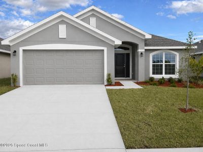 New construction Single-Family house 1066 Kylar Dr Nw, Palm Bay, FL 32907 plan 1820 - image