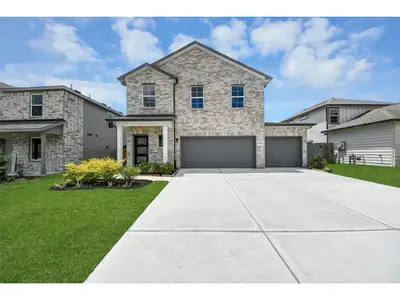 New construction Single-Family house 25666 Roy Rogers Rd, Splendora, TX 77372 plan The Trinity F - image