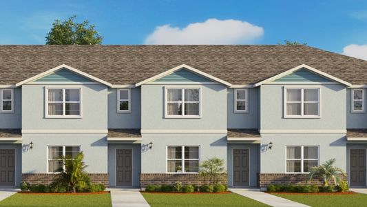 New construction Townhouse house Partin Settlement Rd, Kissimmee, FL 34744 plan Sterling - image