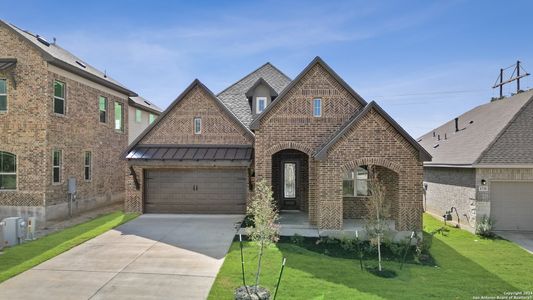 New construction Single-Family house 1727 Dunvegan Park, Bulverde, TX 78163 Plan 2110 - photo 0