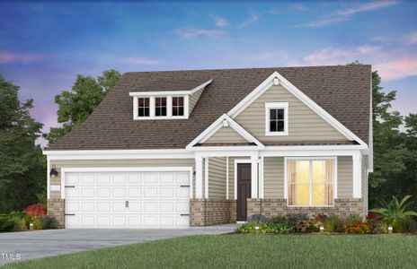 New construction Single-Family house 2313 Calluna Court, Fuquay Varina, NC 27526 Mystique- photo 0