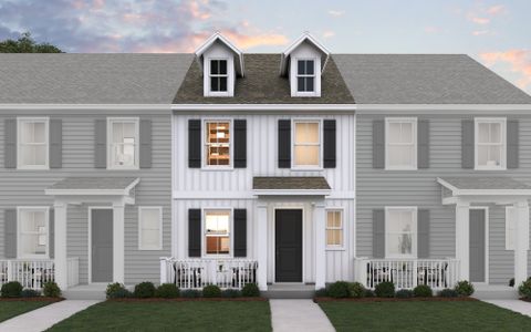 New construction Townhouse house 204 Gauley St, Simpsonville, SC 29681 plan Foxmore - image