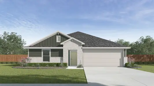 New construction Single-Family house 13407 Eppright Trce, Manor, TX 78653 plan The Bailey - image