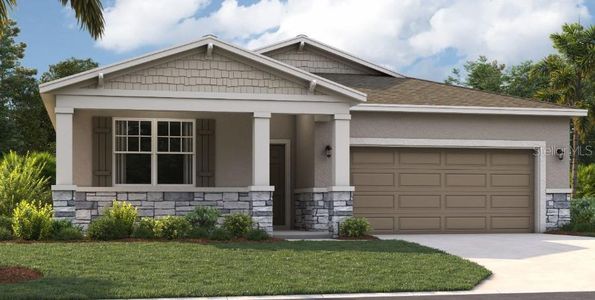 New construction Single-Family house 640 Crown Rose Drive, Eagle Lake, FL 33839 The Juniper- photo 0