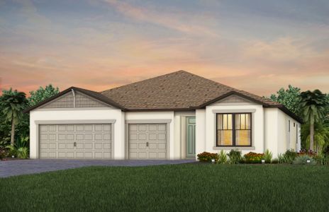 New construction Single-Family house 3211 Winding Creek Trl, North Port, FL 34289 plan Everly - image
