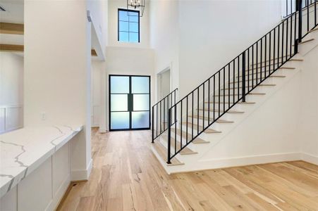 Foyer - Laird Custom Home example of previous Afton Oaks project.