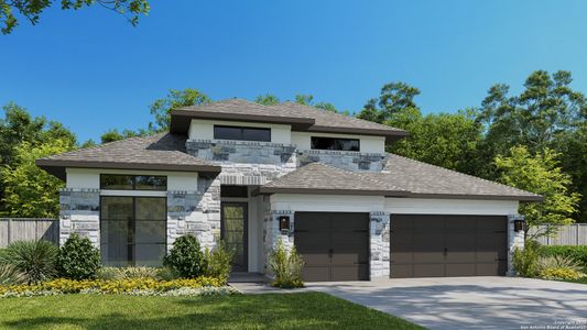 New construction Single-Family house 201 Rainwater Crk, Boerne, TX 78006 2895S- photo 1 1