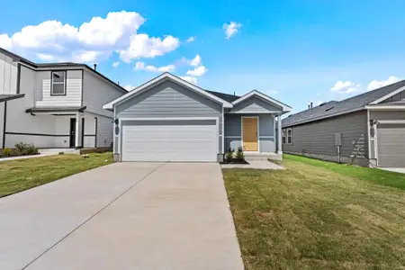 New construction Single-Family house 455 Low Pasture Trl, Maxwell, TX 78656 plan The Caprock - image