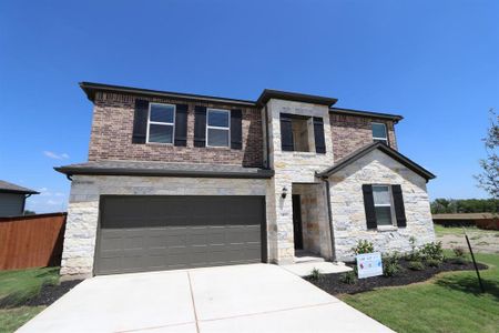 New construction Single-Family house 413 Doodle Ln, Hutto, TX 78634 Lavaca- photo 0