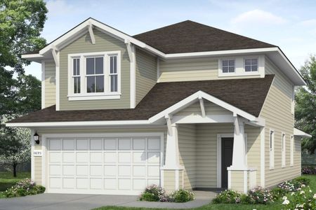 New construction Single-Family house 157 Adze Dr, Liberty Hill, TX 78642 plan Cascade 1950 - image
