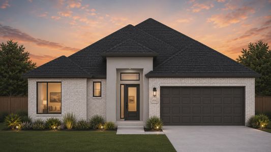 New construction Single-Family house 17713 Fox Manor Dr, Manor, TX 78653 plan Olivia - image