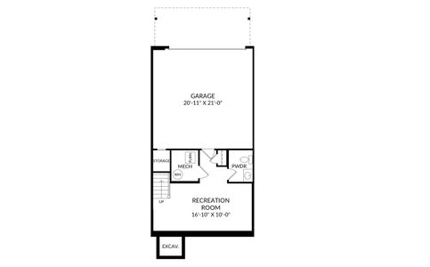 New construction Townhouse house 2856 Buchanan Pl, Powder Springs, GA 30127 plan The Dupree - image