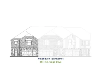 New construction Single-Family house 3141 Sir Judge Dr, Unit 5XB, Lewisville, TX 75056 plan TH Building 27 Unit 1 W - image