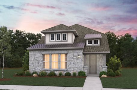 New construction Single-Family house 403 Sendero Vw, New Braunfels, TX 78132 plan Brenham - image