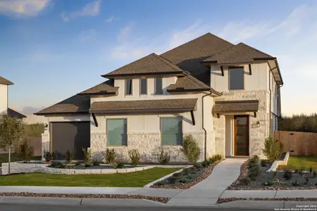 New construction Single-Family house 10076 Mulhouse Dr, Schertz, TX 78154 plan Wingate - image