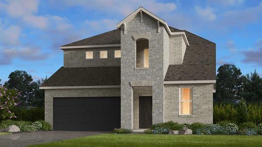 New construction Single-Family house 216 Bluff Creek Ln, Georgetown, TX 78628 Dandelion- photo 0