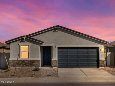 New construction Single-Family house 3360 E Audrey Dr, San Tan Valley, AZ 85143 Leslie- photo 0 0