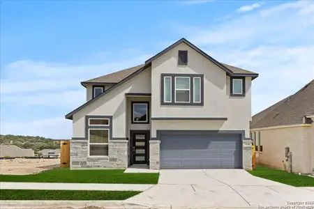 New construction Single-Family house 1326 Red Fox, New Braunfels, TX 78132 plan Lyndon - image