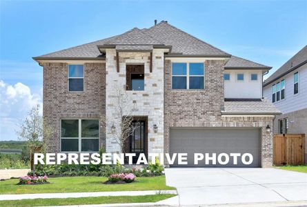 New construction Single-Family house 121 Golden Sage Ave, Georgetown, TX 78633 Alden IX- photo 0