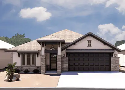 New construction Single-Family house 409 Stellar Wind Dr, Georgetown, TX 78626 plan Boston - image