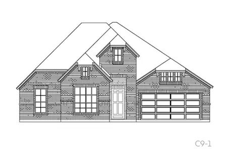 New construction Single-Family house 1410 Fieldstone Dr, Midlothian, TX 76065 plan Cambridge - image