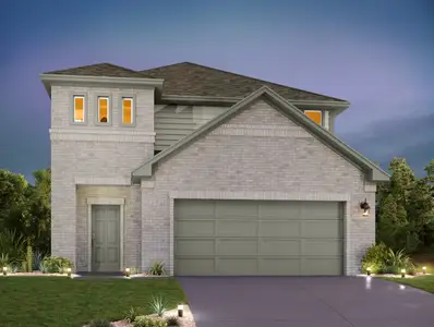 New construction Single-Family house 132 Clover Bnd, Liberty Hill, TX 78642 plan Canyon - image