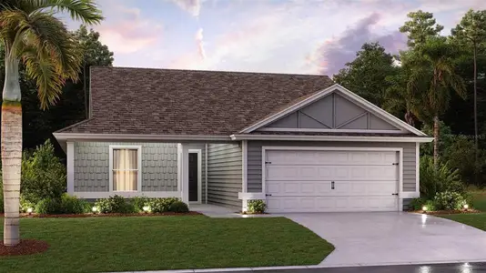 New construction Single-Family house 35 Green Cir, Palm Coast, FL 32164 plan Avon - image