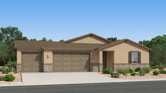 New construction Single-Family house 8832 E Smooth Opal Dr, Vail, AZ 85641 plan Traverse - image