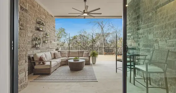 New construction Single-Family house 18804 Hopper Ln, Austin, TX 78738 plan Orion - image